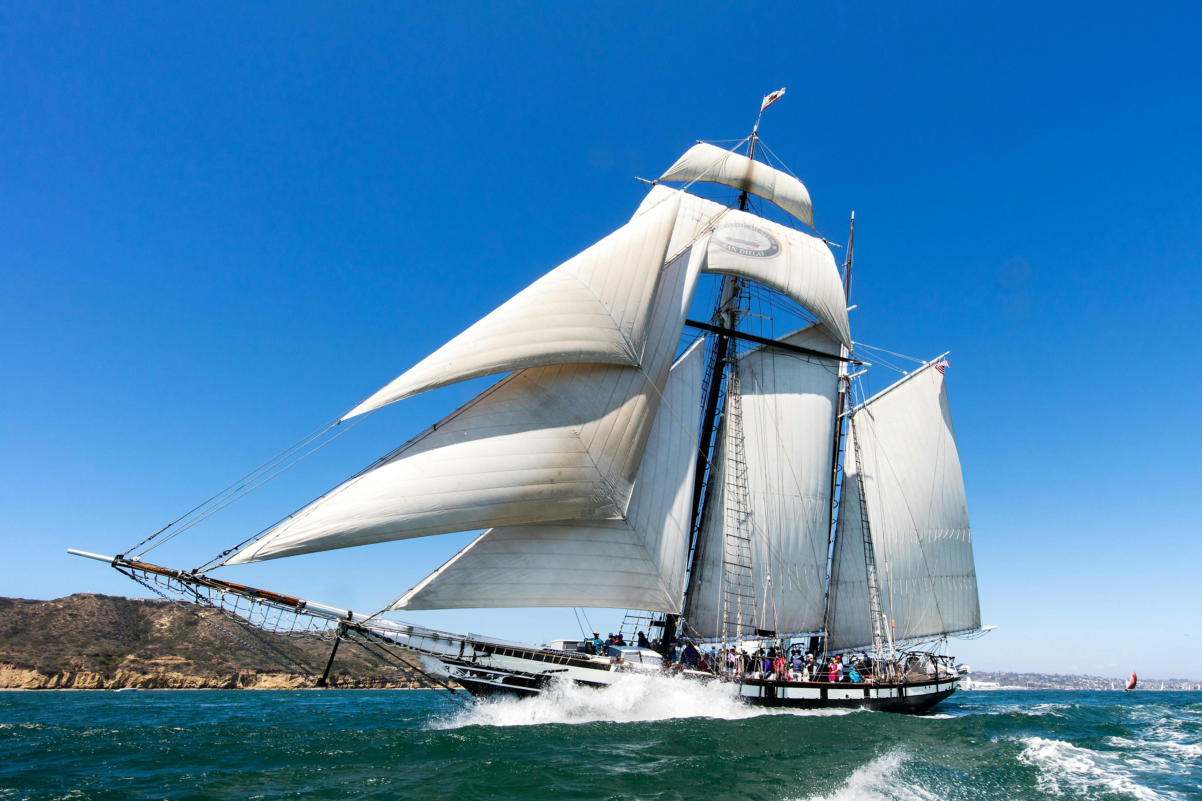 San Diego Harbor: Tall Ship Sailing Tour - Photo 1 of 6